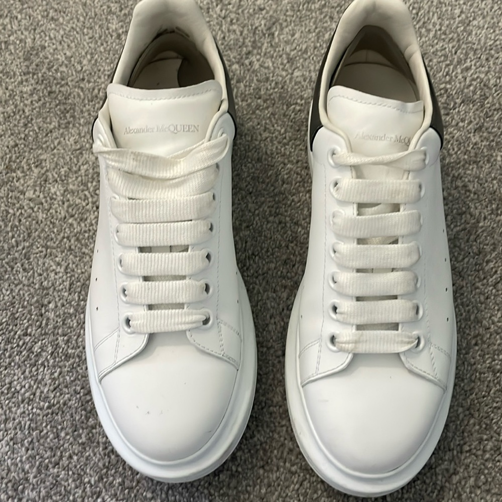 Alexander McQueen white and silver.